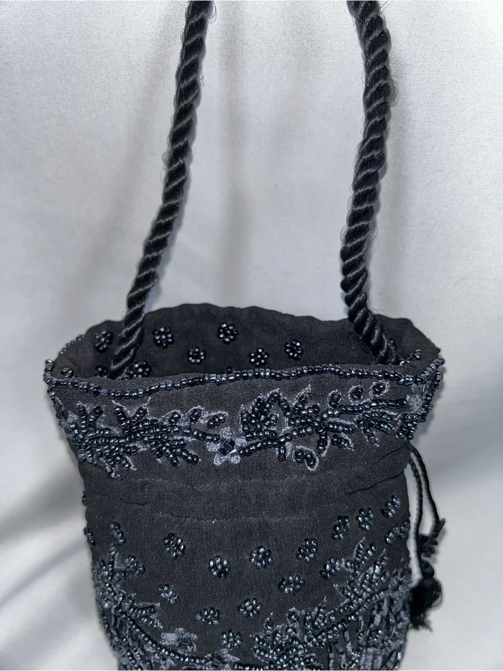Vintage The Limited Handmade Beaded Formal Bag / Evening Pouch / Potli